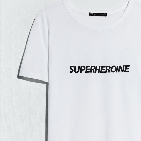 Zara white shirt superheroine - Picture 2 of 6